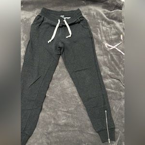 Aerie Drawstring Joggers in Charcoal XS